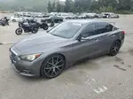 2014 Infiniti Q50 Base Gray vin: JN1BV7AP5EM681578