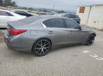 2014 Infiniti Q50 Base Gray vin: JN1BV7AP5EM681578