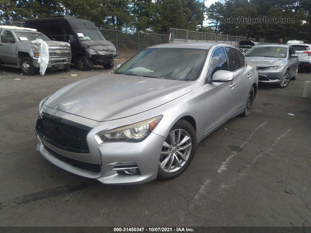 2014 Infiniti Q50   Silver vin: JN1BV7AP5EM681953