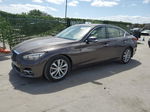 2014 Infiniti Q50 Base Brown vin: JN1BV7AP5EM684237