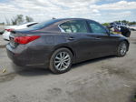 2014 Infiniti Q50 Base Brown vin: JN1BV7AP5EM684237