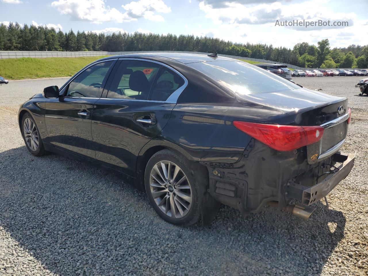 2014 Infiniti Q50 Base Black vin: JN1BV7AP5EM686375