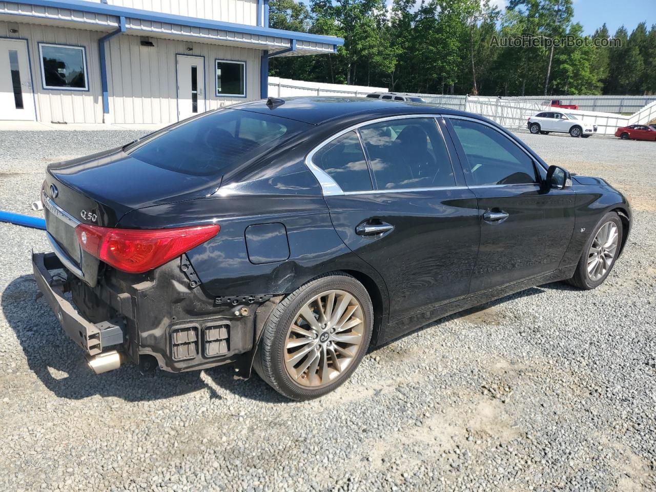 2014 Infiniti Q50 Base Black vin: JN1BV7AP5EM686375