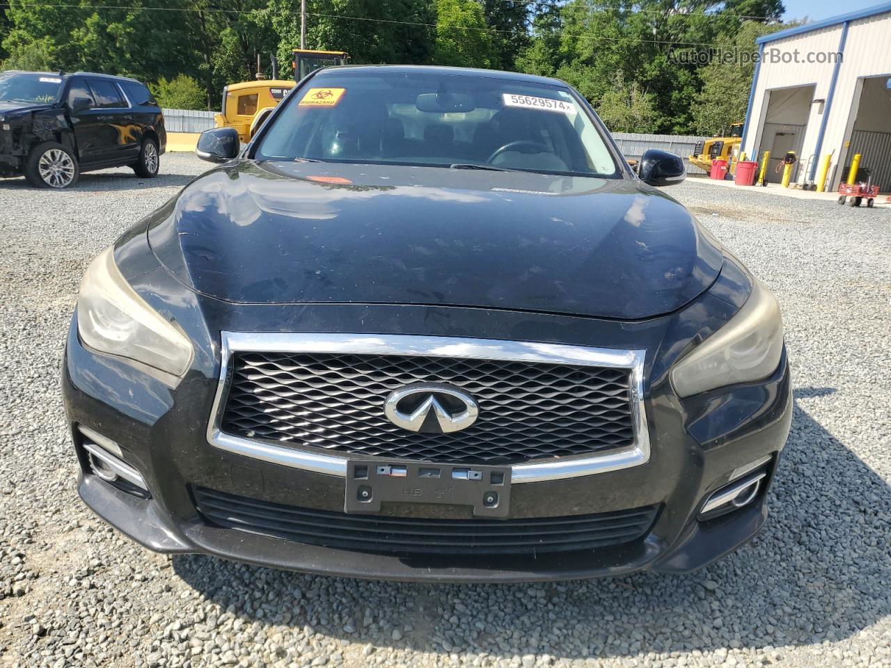 2014 Infiniti Q50 Base Black vin: JN1BV7AP5EM686375