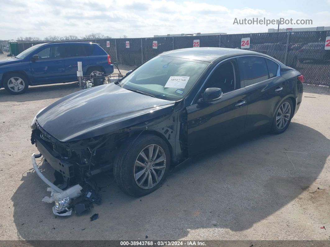 2015 Infiniti Q50 Premium Black vin: JN1BV7AP5FM338125