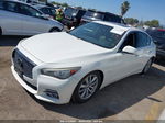 2015 Infiniti Q50 Premium White vin: JN1BV7AP5FM338433