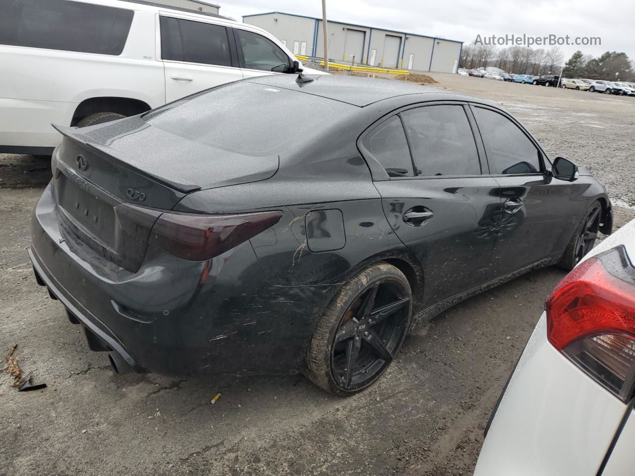 2015 Infiniti Q50 Base Black vin: JN1BV7AP5FM338576