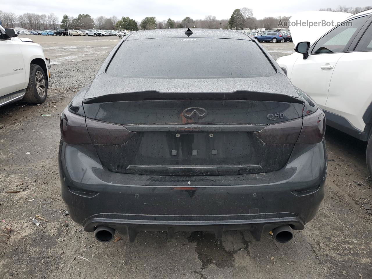 2015 Infiniti Q50 Base Black vin: JN1BV7AP5FM338576