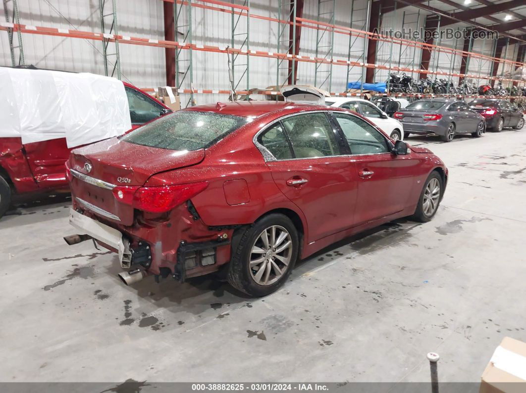 2015 Infiniti Q50   Orange vin: JN1BV7AP5FM340926