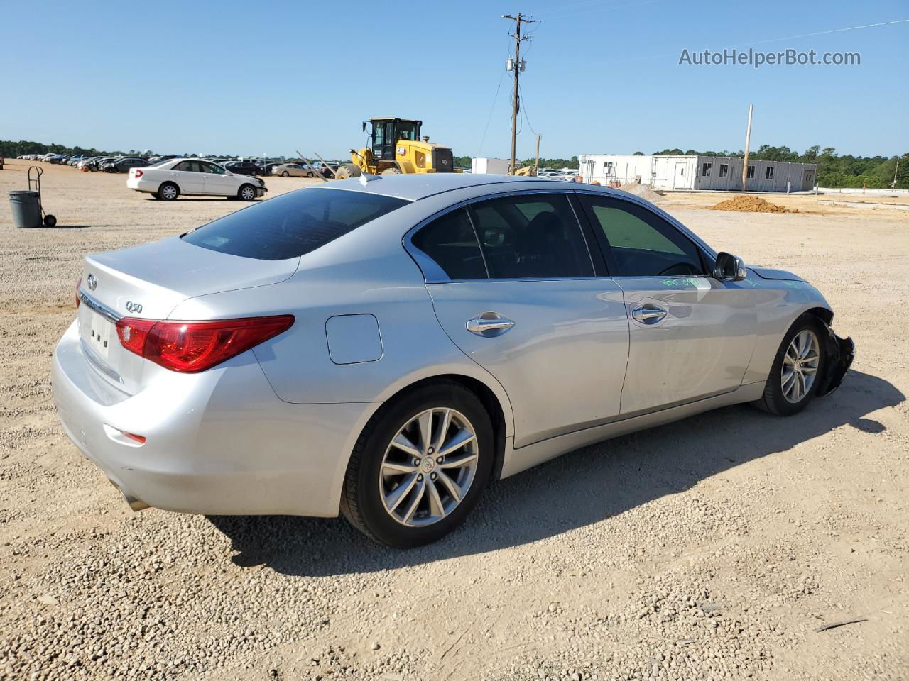 2015 Infiniti Q50 Base Silver vin: JN1BV7AP5FM341591