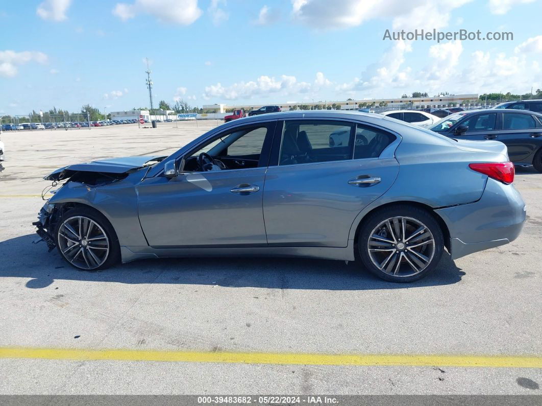 2015 Infiniti Q50 Sport Gray vin: JN1BV7AP5FM343681