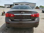 2015 Infiniti Q50 Base Brown vin: JN1BV7AP5FM345740