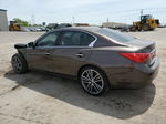 2015 Infiniti Q50 Base Brown vin: JN1BV7AP5FM345740