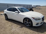 2015 Infiniti Q50 Base White vin: JN1BV7AP5FM351103