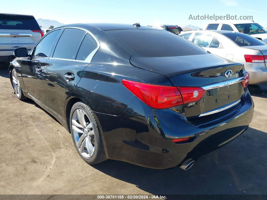 2014 Infiniti Q50 Premium Black vin: JN1BV7AP6EM670900