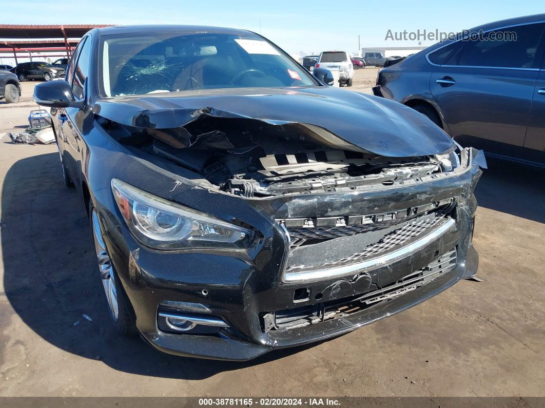 2014 Infiniti Q50 Premium Черный vin: JN1BV7AP6EM670900