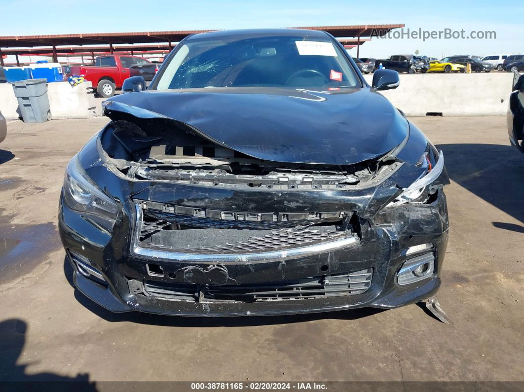 2014 Infiniti Q50 Premium Черный vin: JN1BV7AP6EM670900