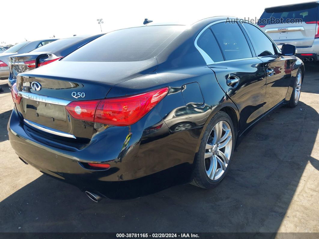 2014 Infiniti Q50 Premium Черный vin: JN1BV7AP6EM670900