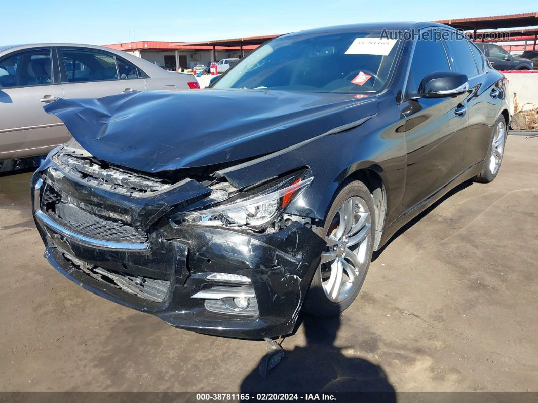 2014 Infiniti Q50 Premium Черный vin: JN1BV7AP6EM670900