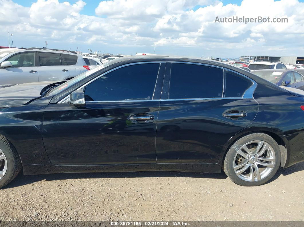 2014 Infiniti Q50 Premium Black vin: JN1BV7AP6EM670900