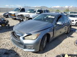 2014 Infiniti Q50 Base Gray vin: JN1BV7AP6EM673523