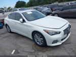 2014 Infiniti Q50 Premium White vin: JN1BV7AP6EM673599