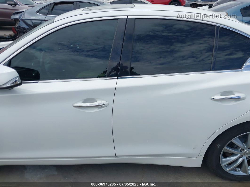 2014 Infiniti Q50 Premium Белый vin: JN1BV7AP6EM673599