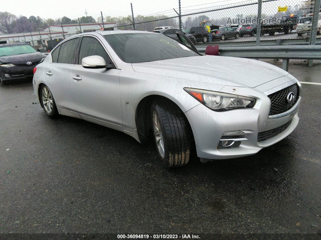 2014 Infiniti Q50 Premium Silver vin: JN1BV7AP6EM684229