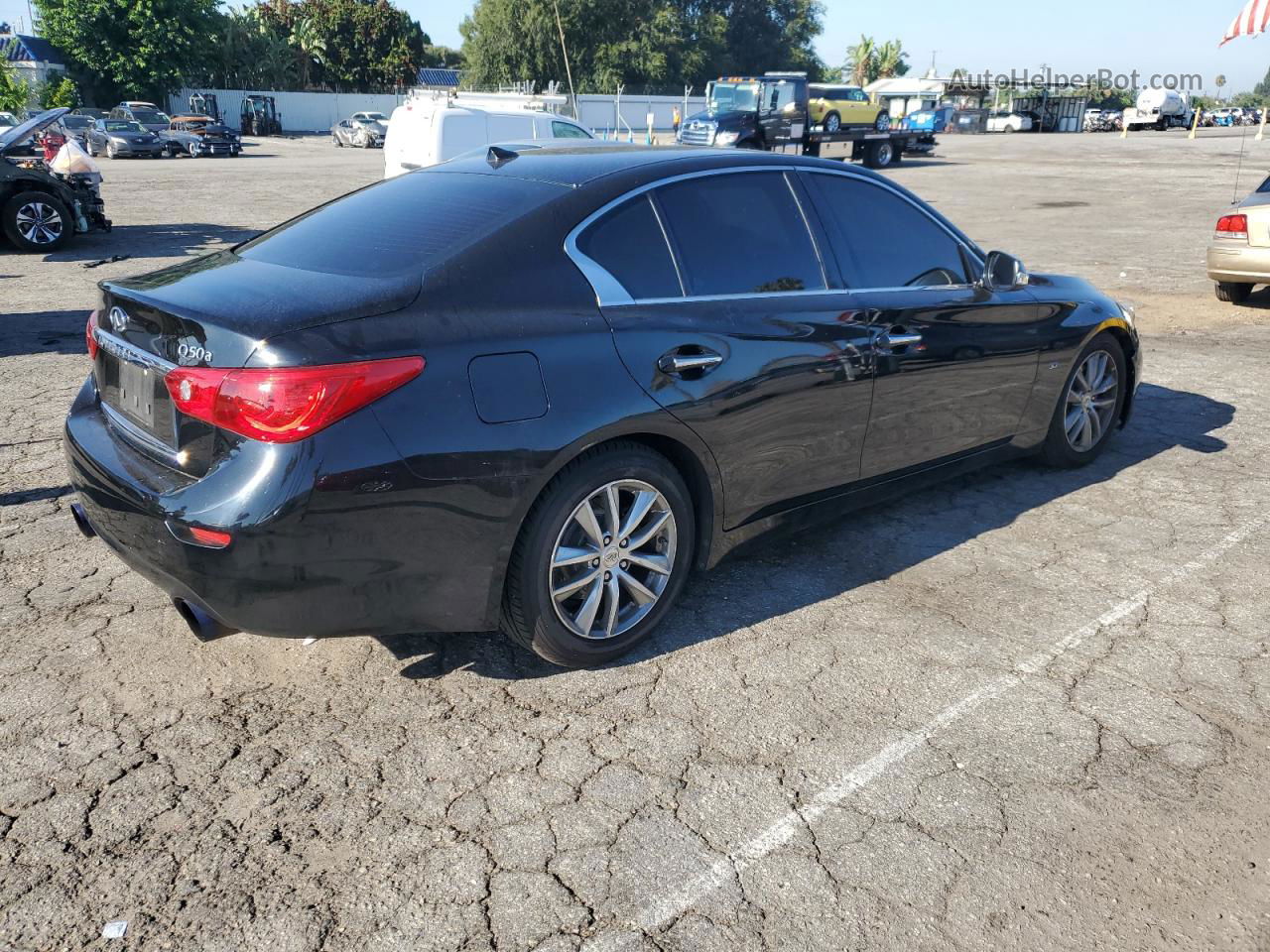 2014 Infiniti Q50 Base Black vin: JN1BV7AP6EM693173