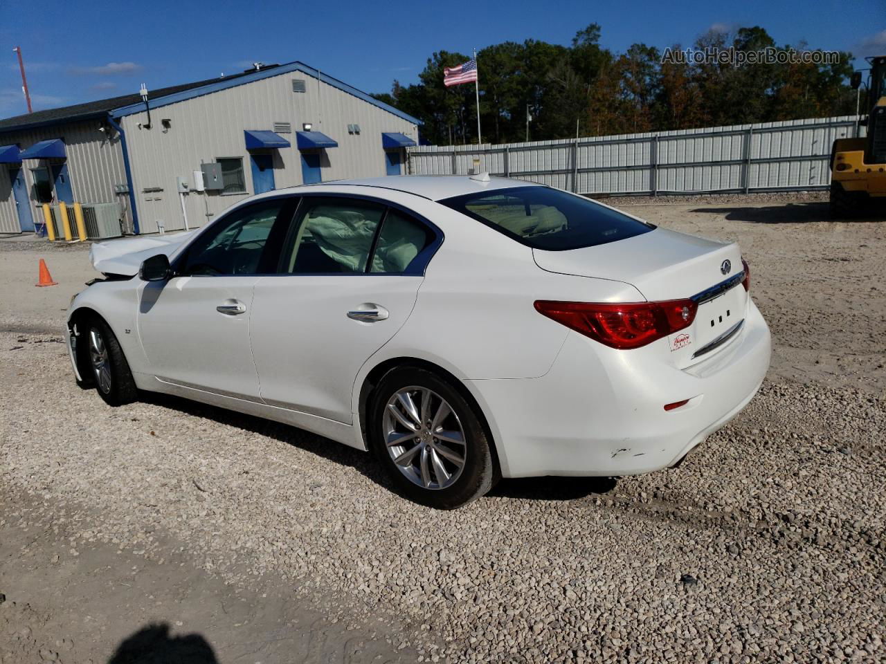 2015 Infiniti Q50 Base White vin: JN1BV7AP6FM330759