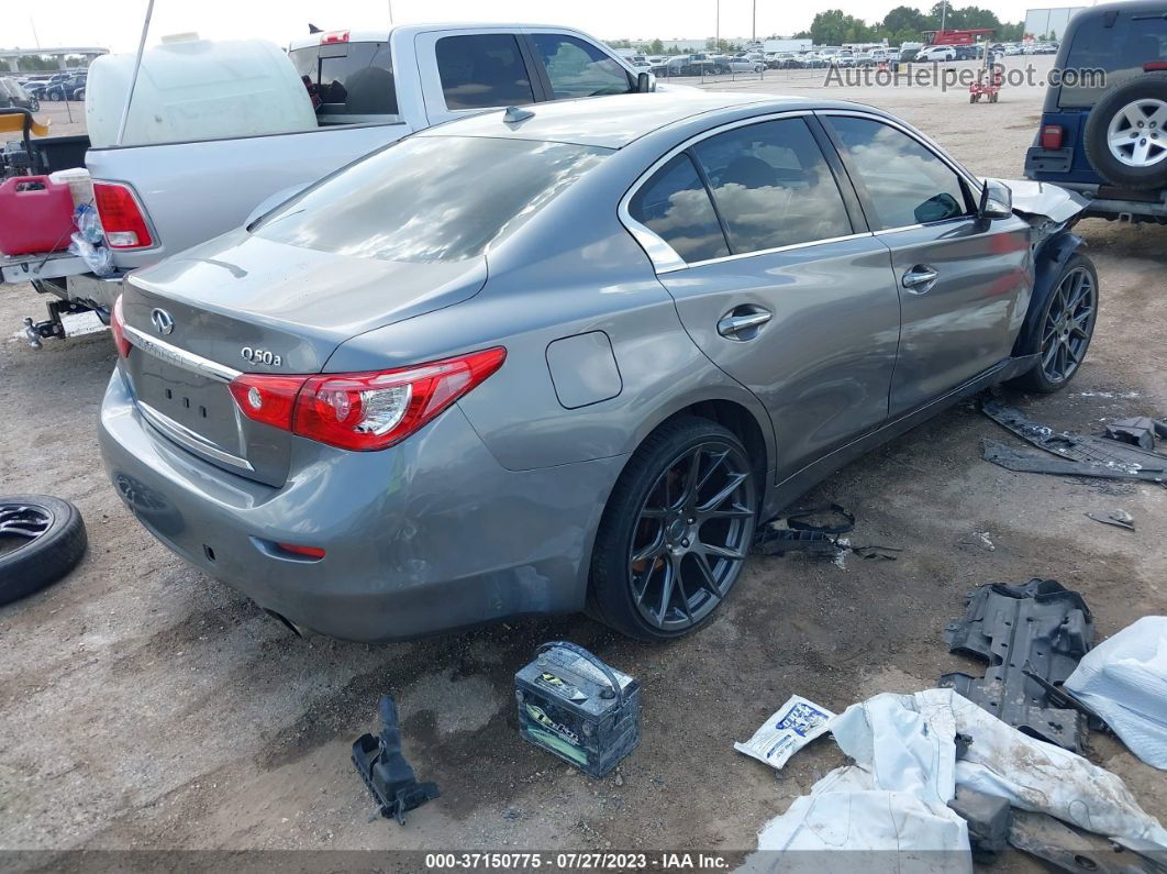 2015 Infiniti Q50   Silver vin: JN1BV7AP6FM332088