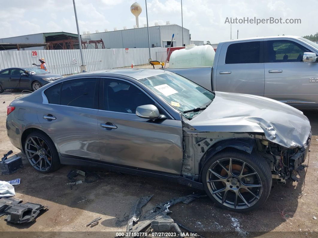 2015 Infiniti Q50   Серебряный vin: JN1BV7AP6FM332088