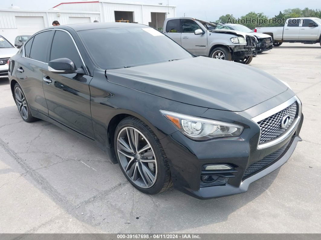 2015 Infiniti Q50 Sport Черный vin: JN1BV7AP6FM341907