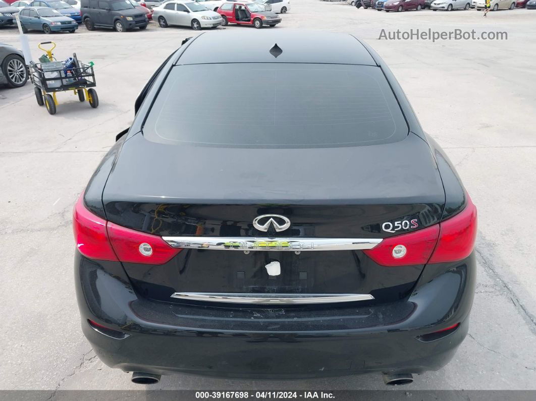 2015 Infiniti Q50 Sport Черный vin: JN1BV7AP6FM341907