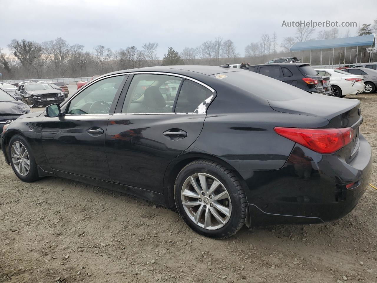 2015 Infiniti Q50 Base Black vin: JN1BV7AP6FM343544