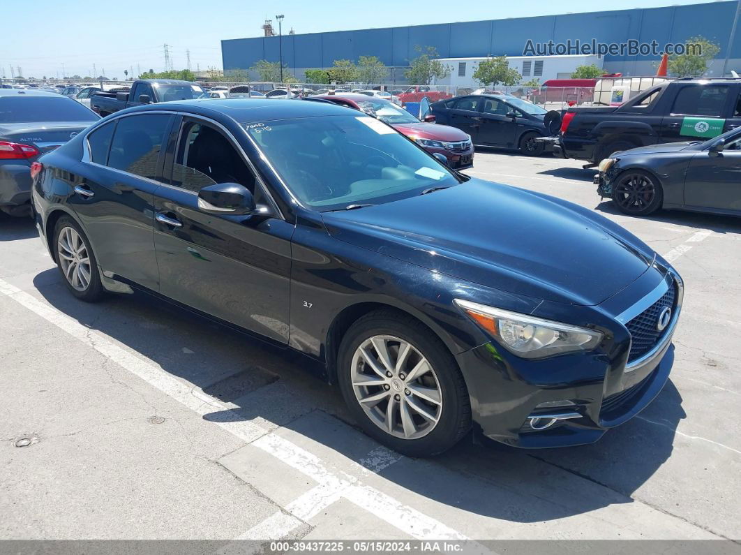 2015 Infiniti Q50 Premium Черный vin: JN1BV7AP6FM343852