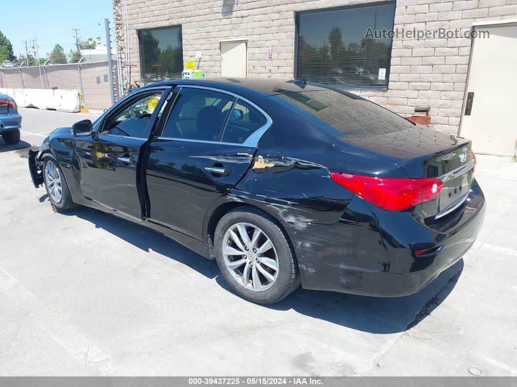 2015 Infiniti Q50 Premium Black vin: JN1BV7AP6FM343852