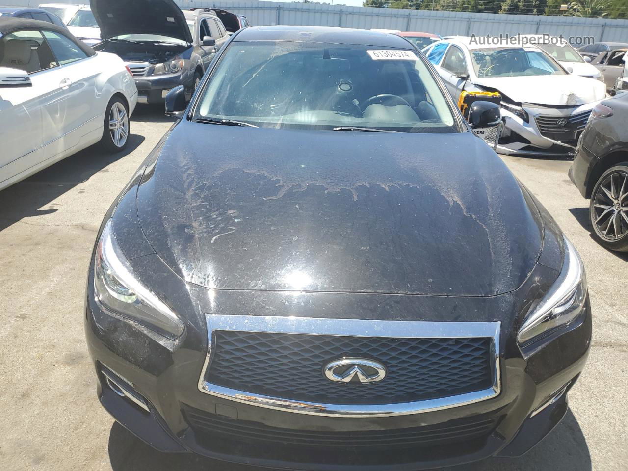 2015 Infiniti Q50 Base Black vin: JN1BV7AP6FM344676