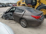 2015 Infiniti Q50 Base Brown vin: JN1BV7AP6FM346878