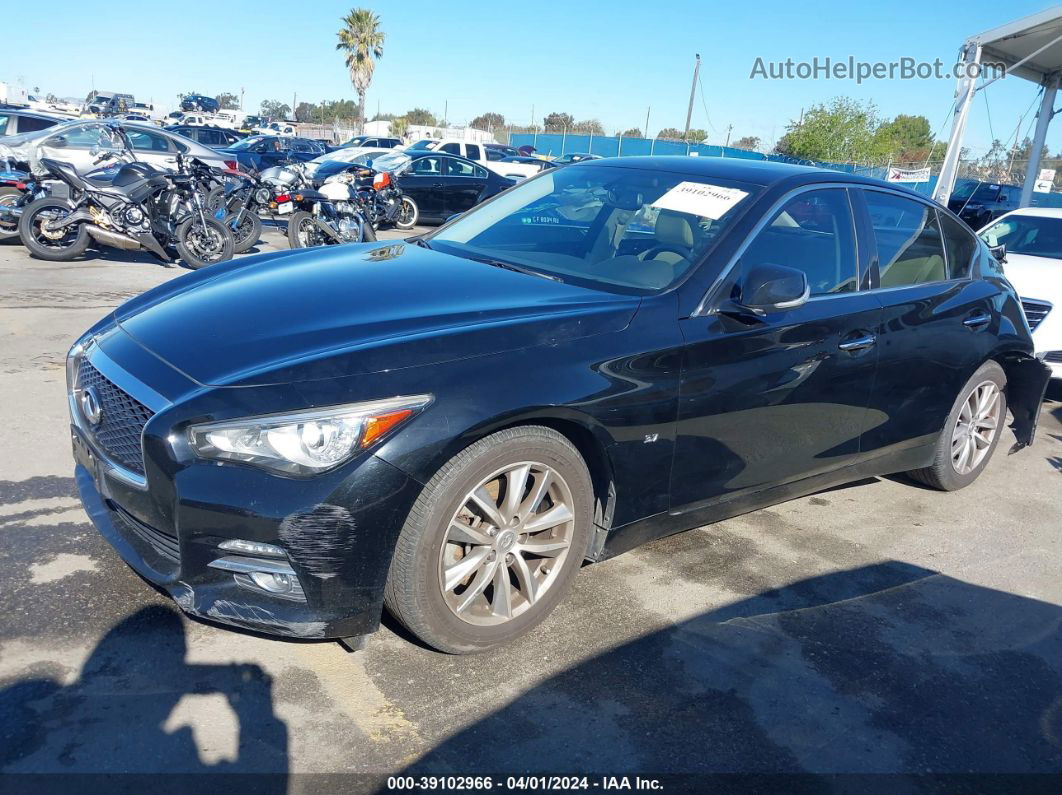 2015 Infiniti Q50 Premium Черный vin: JN1BV7AP6FM349053