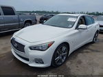 2015 Infiniti Q50 Premium White vin: JN1BV7AP6FM353538