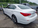 2015 Infiniti Q50 Premium White vin: JN1BV7AP6FM353538