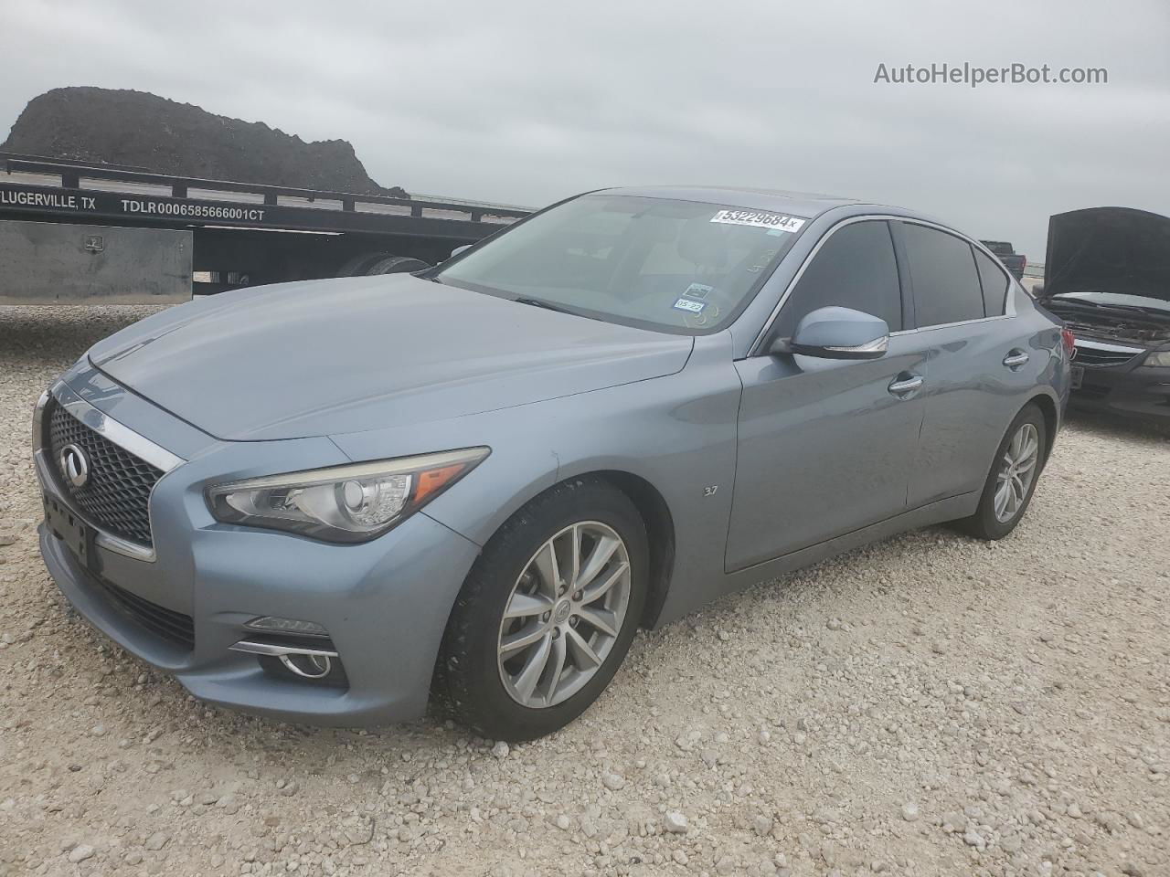 2015 Infiniti Q50 Base Gray vin: JN1BV7AP6FM358030