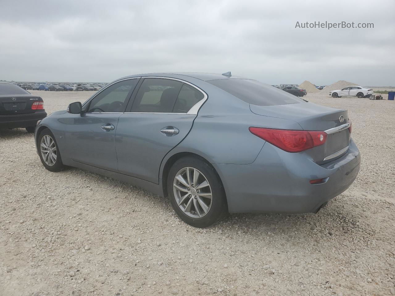 2015 Infiniti Q50 Base Gray vin: JN1BV7AP6FM358030