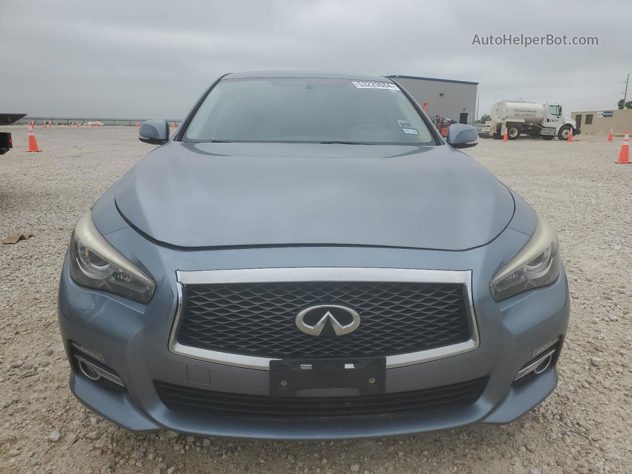 2015 Infiniti Q50 Base Gray vin: JN1BV7AP6FM358030