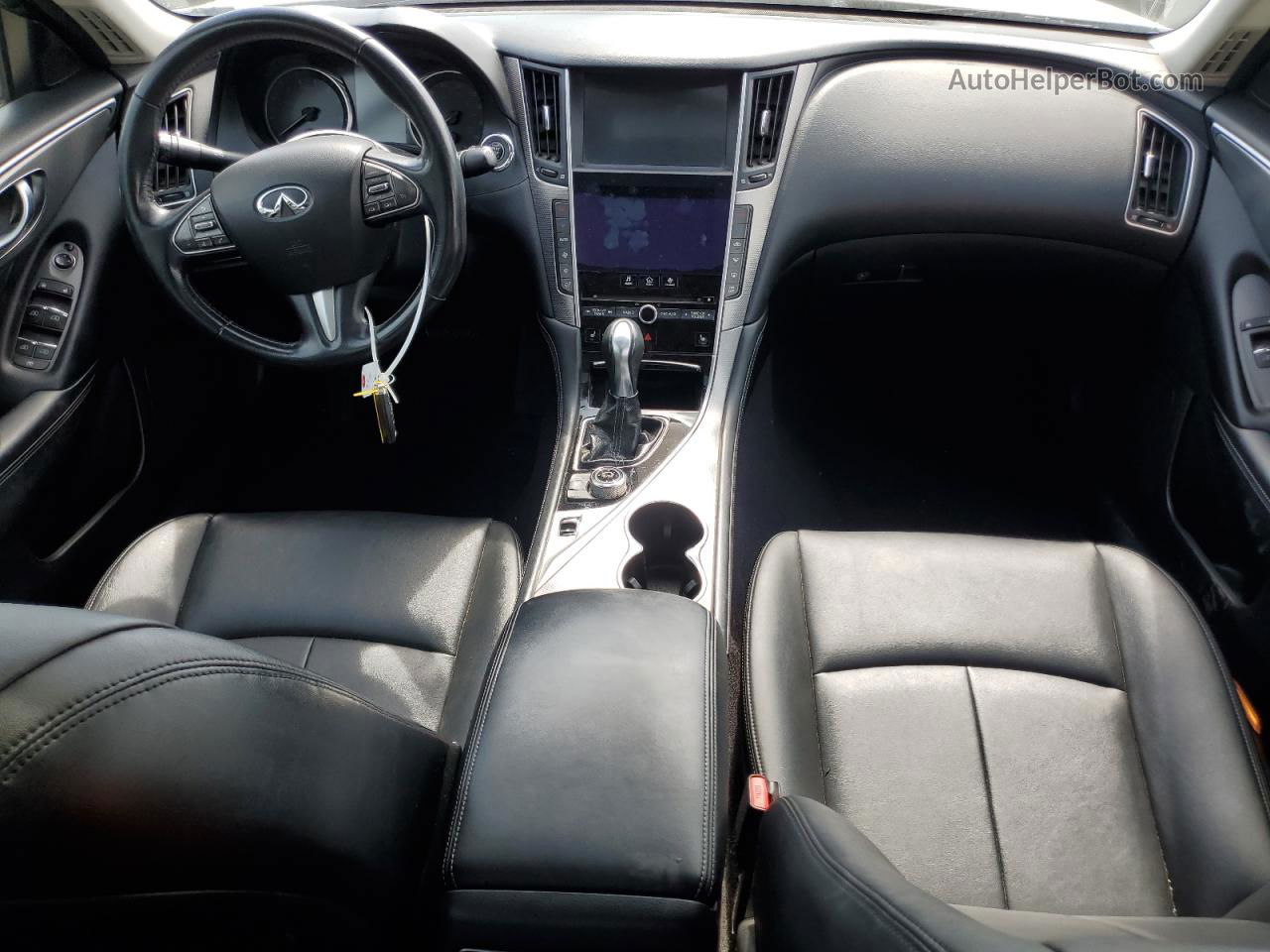 2014 Infiniti Q50 Base Белый vin: JN1BV7AP7EM671344