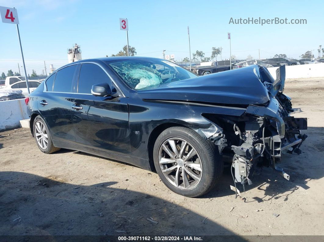 2014 Infiniti Q50 Premium Черный vin: JN1BV7AP7EM671456