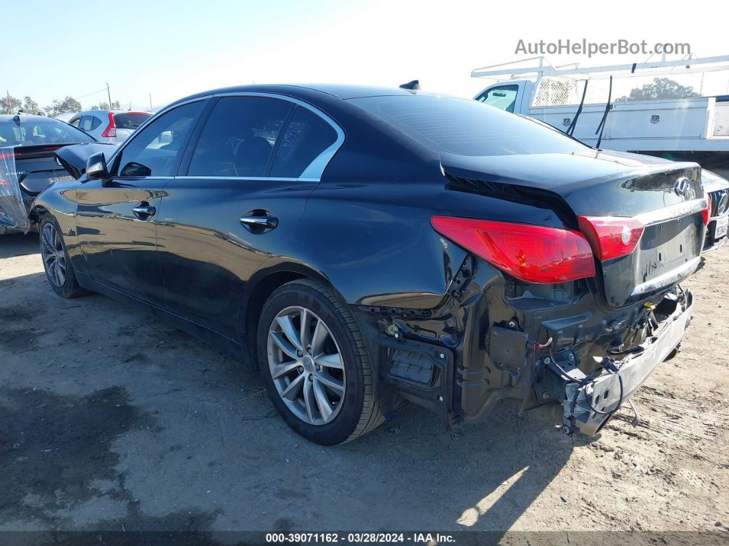 2014 Infiniti Q50 Premium Черный vin: JN1BV7AP7EM671456