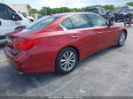 2014 Infiniti Q50 Premium Red vin: JN1BV7AP7EM672574