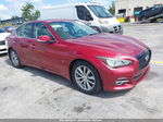 2014 Infiniti Q50 Premium Red vin: JN1BV7AP7EM672574